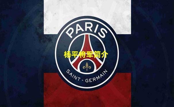 杨平将军简介